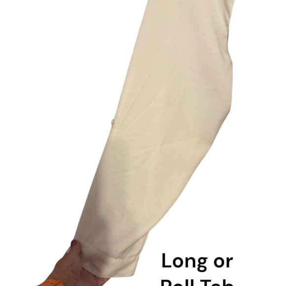 New Directions Cream and Black Patterned Top - Picture 2 of 9